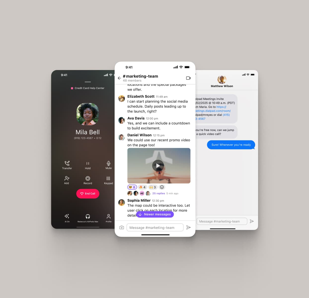 Truly unified communications